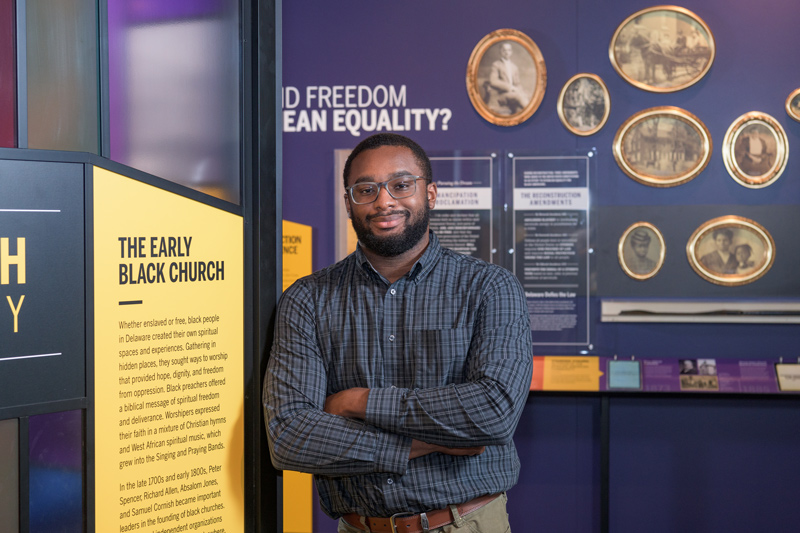 “People would ask, ‘What are you going to do with an Africana studies degree?’ I’d answer, ‘What can’t I do with it?’” says Kobe Barker, who now works as an outreach coordinator for the Mitchell Center for African American Heritage in Wilmington, Delaware. “People would ask, ‘What are you going to do with an Africana studies degree?’ I’d answer, ‘What can’t I do with it?’” says Kobe Barker, who now works as an outreach coordinator for the Mitchell Center for African American Heritage in Wilmington, Delaware.