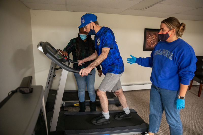 “If we break up our sedentary activity even for a couple minutes every hour or for a 30-minute timeframe, it has great benefits for our cardiovascular health and other health outcomes, and it may be an easier, more attainable target for people with intellectual disabilities,” said UD doctoral student Paige Laxton said.