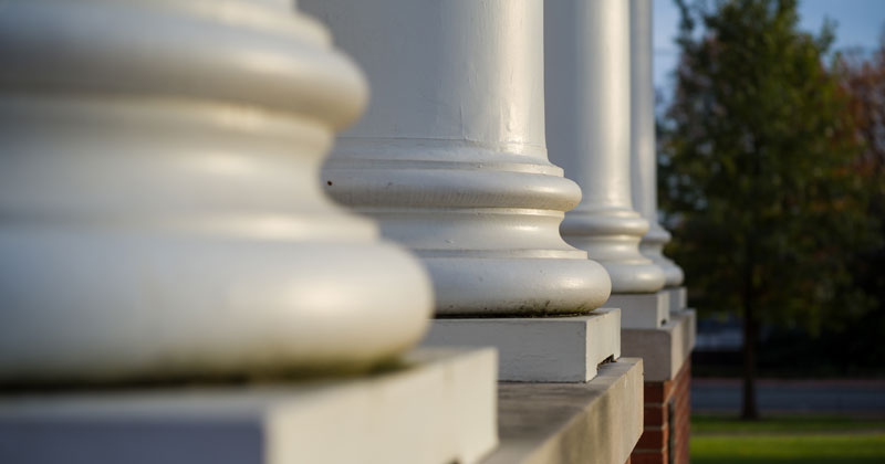 Columns on campus