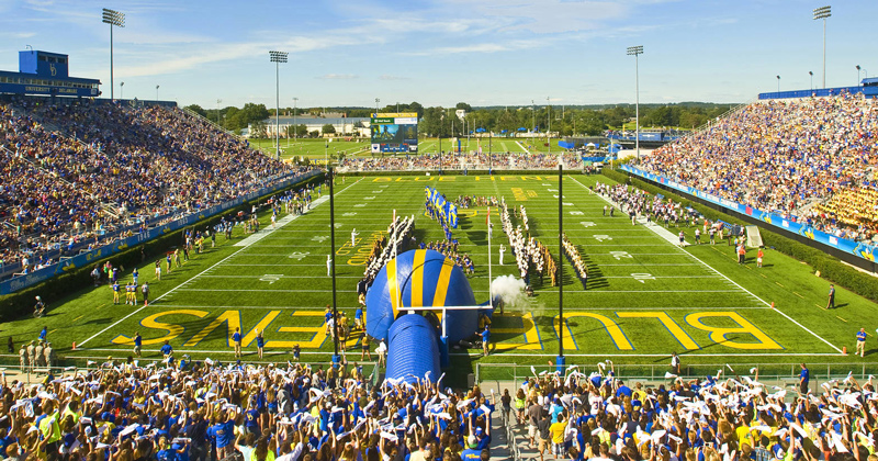 The 2022 class of the UD Athletics Hall of Fame will be honored at halftime of the Blue Hens’ Nov. 5 game against Monmouth at Delaware Stadium.