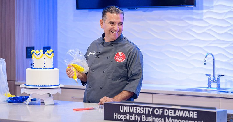 To be successful in business it’s a good idea to learn from people who have actually mastered it. Lerner College students got a chance to talk shop with Cake Boss, Buddy Valastro recently.