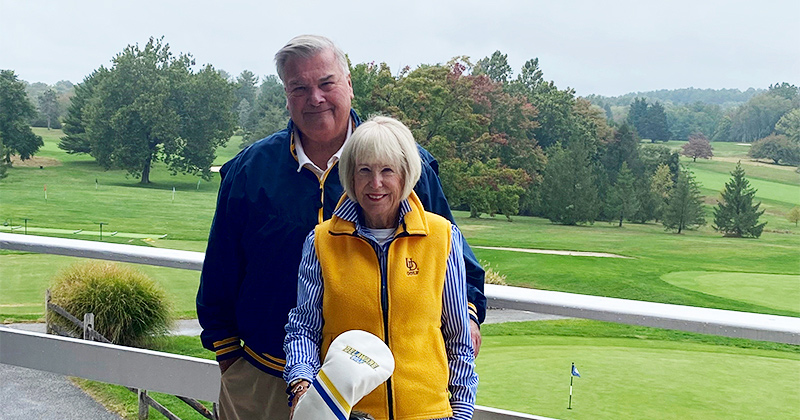 Double Dels Kathy and Mike Keogh hope to see a great alumni turnout during Homecoming Weekend. The retired coach of UD men’s golf team, Mike Keogh has enjoyed staying connected with UD athletics over the years. 