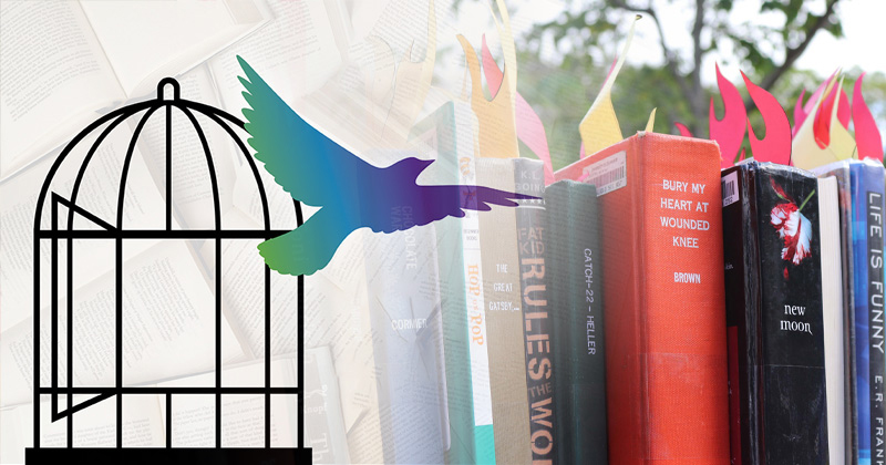 Speak out against censorship and attempts to remove books from libraries and schools at the 10th annual Banned Books Read-Out on Friday, Sept. 23, from 1 to 5 p.m. on Old College Lawn.