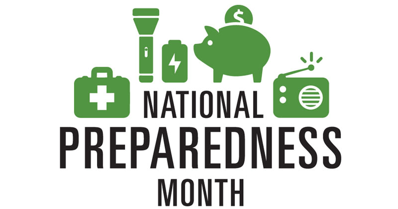 National Preparedness Month graphic