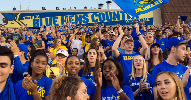 The first home game of the University of Delaware’s 2022 football season is Saturday, Sept. 10 against Delaware State at Delaware Stadium.
