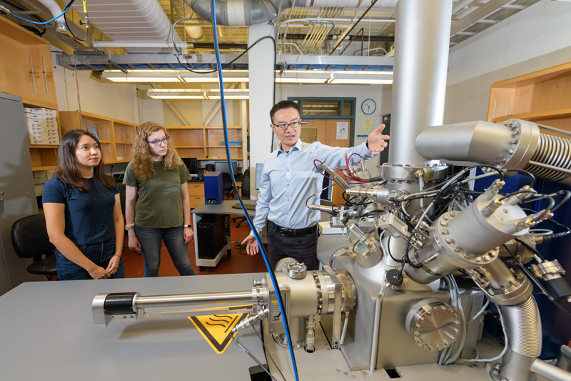 Access to this highly sophisticated instrumentation, such as the new time-of-flight secondary ion mass spectrometer, provides unique training opportunities for students that can help set them apart in the job market.