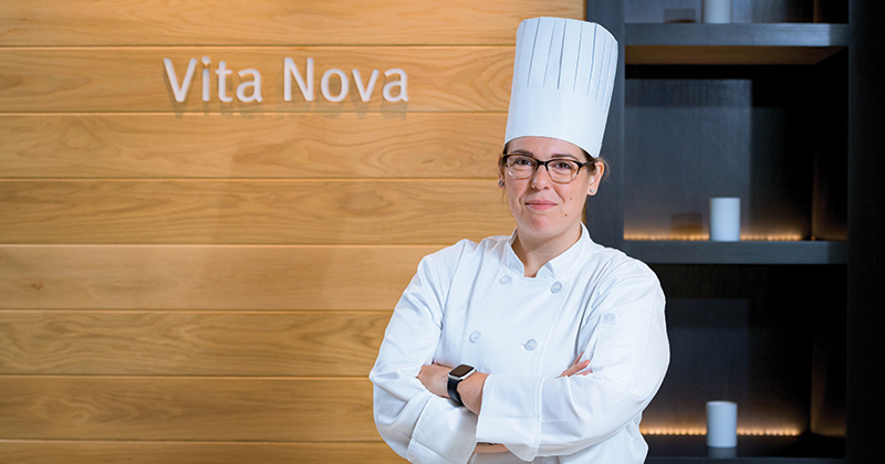 One of two new executive chefs at Vita Nova, Alison Rainis, is a UD Class of 2016 graduate of the Department of Hospitality and Sport Business Management. One of two new executive chefs at Vita Nova, Alison Rainis, is a UD Class of 2016 graduate of the Department of Hospitality and Sport Business Management.