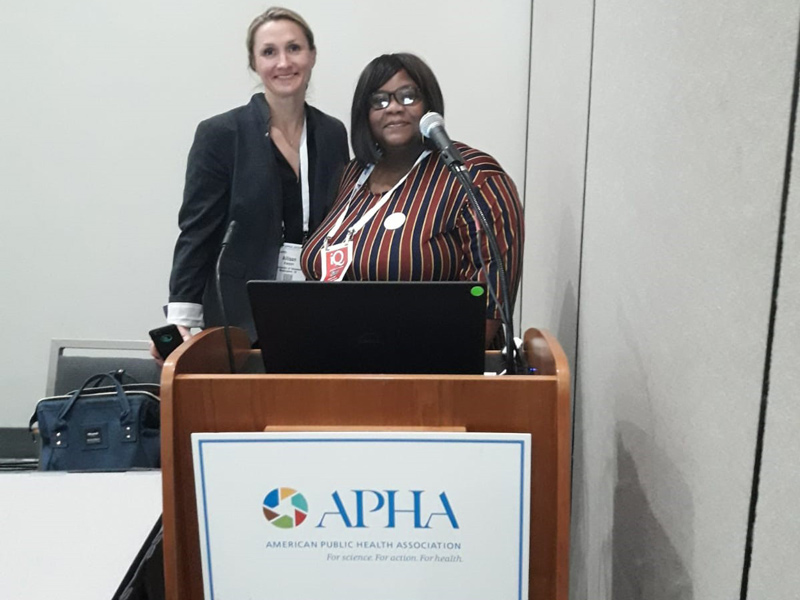 UD’s Allison Karpyn (left) connected with Bahamian officials and organizations to try to find solutions. UD’s Allison Karpyn (left) connected with Bahamian officials and organizations to try to find solutions.