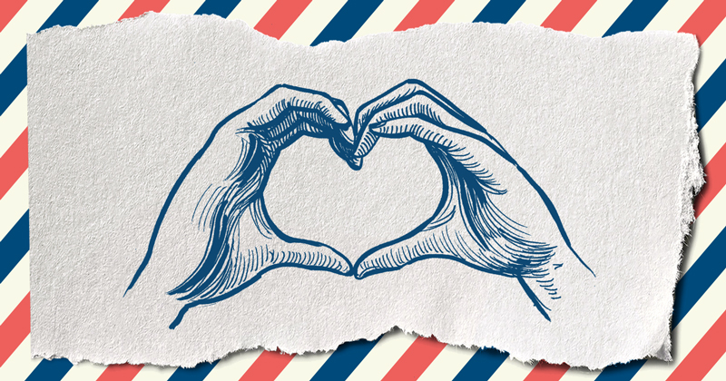 illustration, 20 reasons why we love study abroad Illustration, hands in shape of heart to illustrate loving study abroad