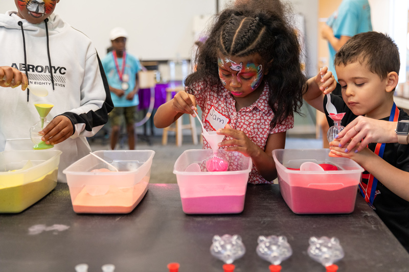 On the surface, Camp Dream. Speak. Live. looks like a typical summer camp with dancing, magic and reptile shows, scavenger hunts, and ice cream and pizza, but an intensive therapeutic program for children who stutter lies underneath the surface. 