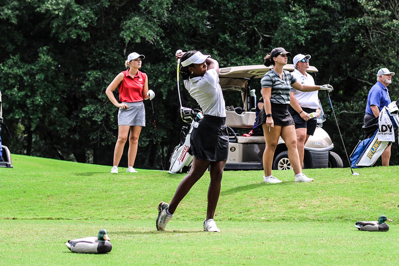 “When I was in high school, I loved physics and math — I took AP physics and my favorite subject in that class was circuits,” UD golfer Christina Carroll said of wanting to study engineering.