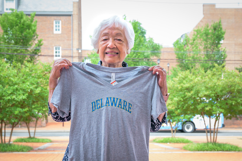 “UD has changed, but I’ve changed, too,” said 95-year-old Olive Hong, one of the University’s first Asian American students. “UD has changed, but I’ve changed, too,” said 95-year-old Olive Hong, one of the University’s first Asian American students.