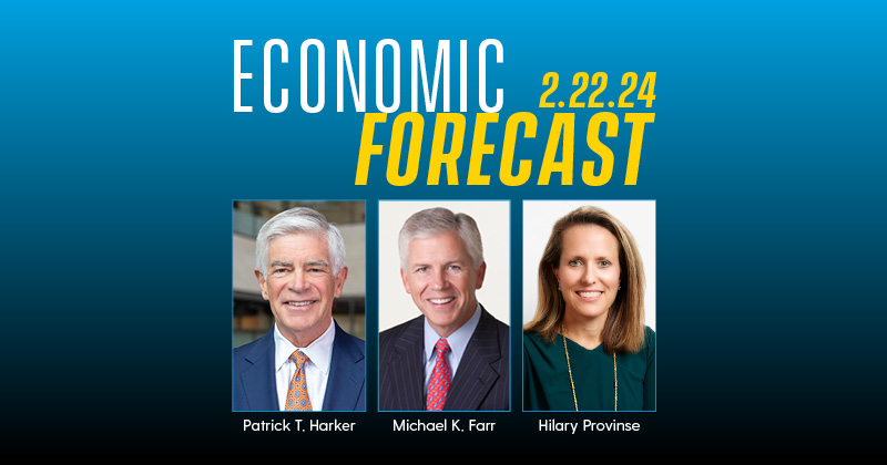 Featured Speakers for Lyons UD CEEE 2024 Econ Forecast