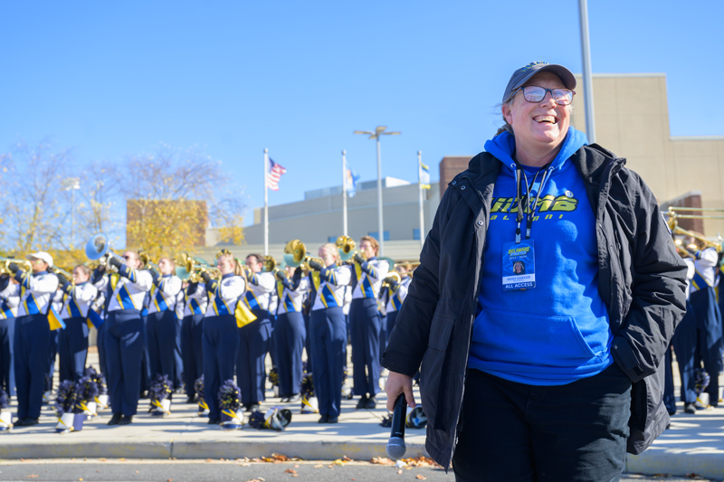 UD Marching Band Director Heidi Sarver UD Marching Band Director Heidi Sarver