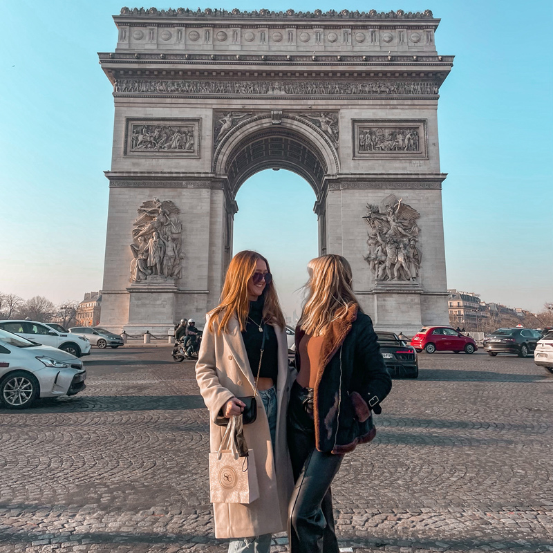 Meghan Desmond and a classmate enjoyed the city of Paris during their 2022 Winter Session engineering program in Marseille, France.