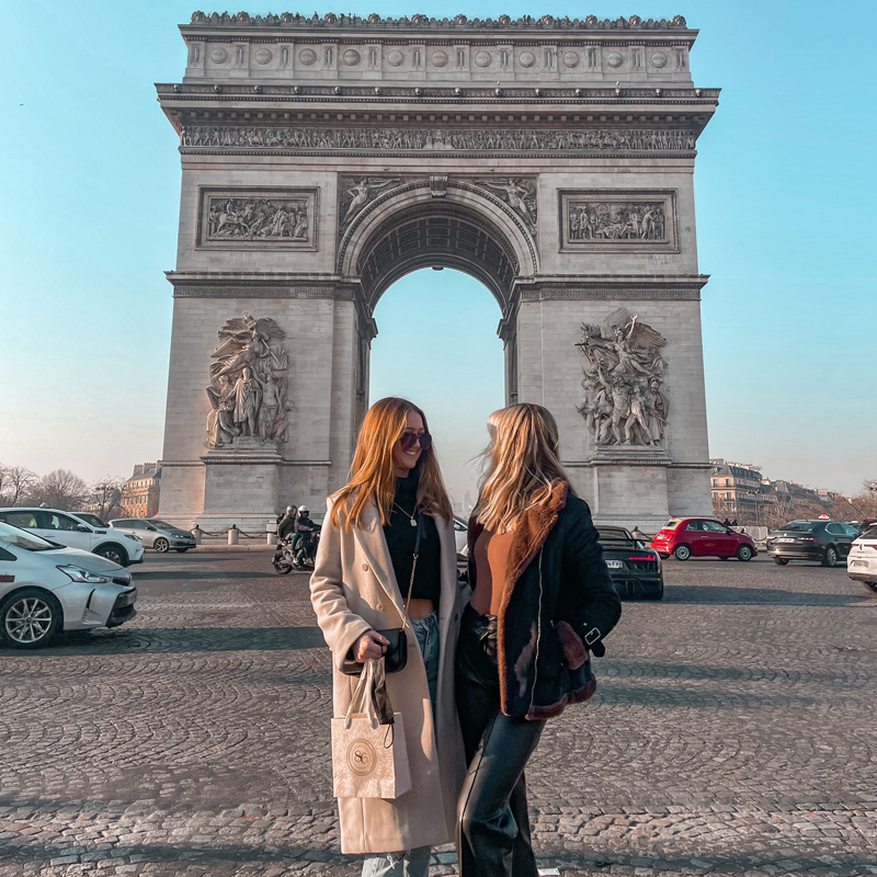 Arc de Triomphe. Meghan Desmond and a classmate enjoyed the city of Paris during their 2022 Winter Session engineering program in Marseille, France. Meghan Desmond and a classmate enjoyed the city of Paris during their 2022 Winter Session engineering program in Marseille, France.