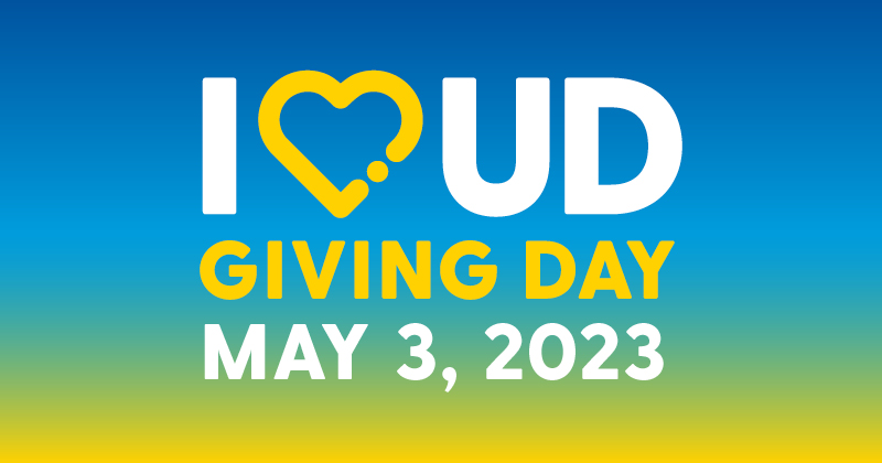 I Heart UD Giving Day will take place May 3, 2023