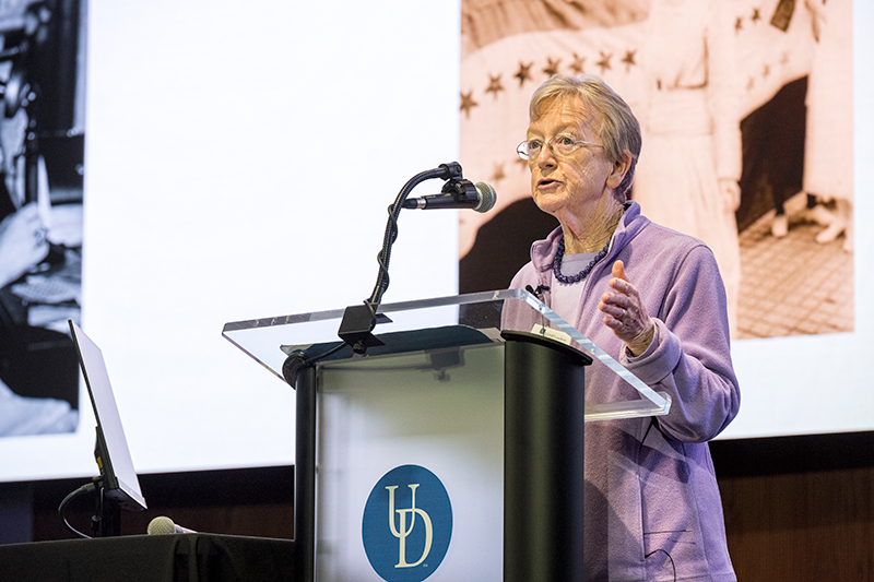 Anne M. Boylan, University of Delaware professor emerita of history and of women and gender studies, spoke at the UD Association of Retired Faculty (UDARF) luncheon in December about the history of women’s suffrage in Delaware and the passage of the 19th Amendment.