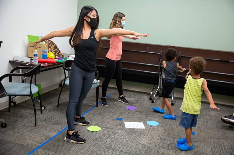 In 2021, children participated in a prior movement study with Anjana Bhat’s student research team to gain a better understanding of autism’s effects on movement.