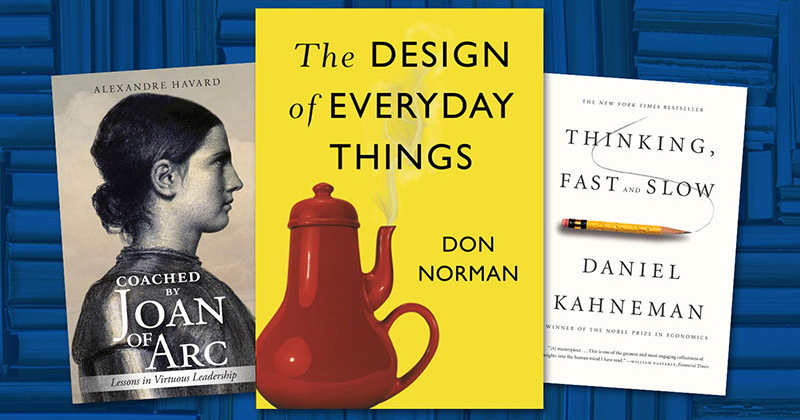 UD students Nora Ellen Carleson, Anne Laurilliard van Zelst and Kelsey Bianca won the 2022 Seth Trotter Book Collecting Contest for their fascinating book collections that speak to decorative arts and design, Joan of Arc, and psychology. UD students Nora Ellen Carleson, Anne Laurilliard van Zelst and Kelsey Bianca won the 2022 Seth Trotter Book Collecting Contest for their fascinating book collections that speak to decorative arts and design, Joan of Arc, and psychology.
