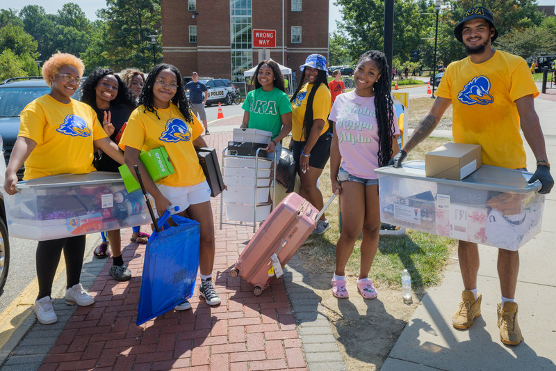 Every August, new students bring their hopes, dreams and belongings to the University of Delaware campus. Every August, new students bring their hopes, dreams and belongings to the University of Delaware campus.