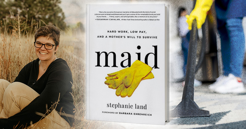 The 2023 UD First Year Common Reader is Stephanie Land’s best-selling memoir, “Maid: Hard Work, Low Pay, and a Mother’s Will to Survive.” First-year students are encouraged to read the book before arriving on campus and to participate in campus programs centered on themes of the book. The 2023 UD First Year Common Reader is Stephanie Land’s best-selling memoir, “Maid: Hard Work, Low Pay, and a Mother’s Will to Survive.” First-year students are encouraged to read the book before arriving on campus and to participate in campus programs centered on themes of the book.