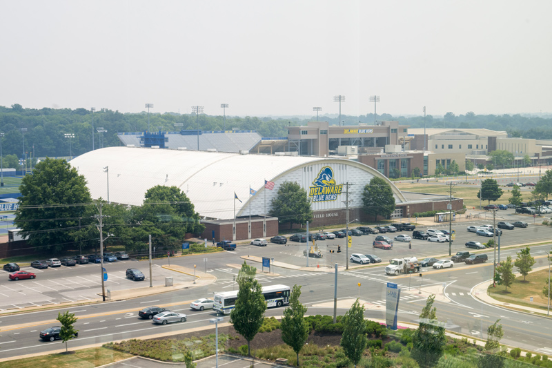 OCM - UDaily - Wildfires and Air Quality - 06.07.23 Smoke and haze hover above Newark, other areas of Delaware and the U.S. East Coast because of wildfires in Canada.