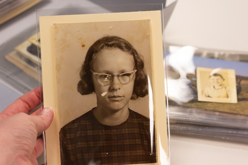 The same photograph, as shown earlier, was in better shape after restoration. The same photograph, as shown earlier, was in better shape after restoration.