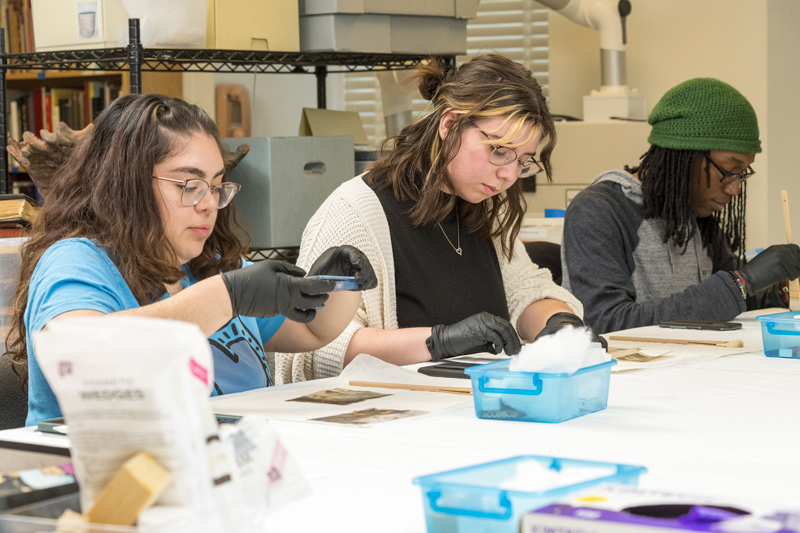 University of Delaware’s Department of Art Conservation is one of the few in the nation and it gives students great opportunities for hands-on learning via real projects important to people and museums.