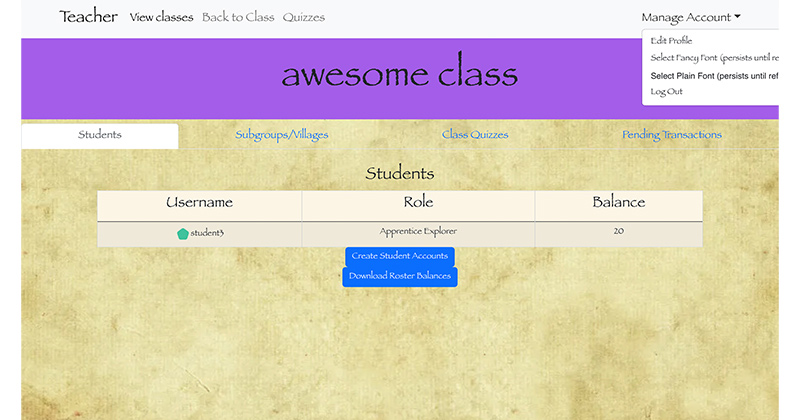 The Renaissance-themed app developed by Thakar and her team was for their client, Newark Charter School. The Renaissance-themed app developed by Thakar and her team was for their client, Newark Charter School.