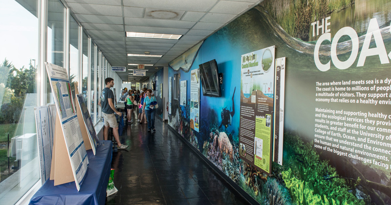 The University of Delaware will offer guided tours of its Lewes Campus to the public this summer. The important and exciting work of researchers in the College of Earth, Ocean and Environment (CEOE) — which involves research on the marine environment from the Delaware Bay all the way to Antarctica — is featured throughout the tour. The University of Delaware will offer guided tours of its Lewes Campus to the public this summer. The important and exciting work of researchers in the College of Earth, Ocean and Environment (CEOE) — which involves research on the marine environment from the Delaware Bay all the way to Antarctica — is featured throughout the tour.