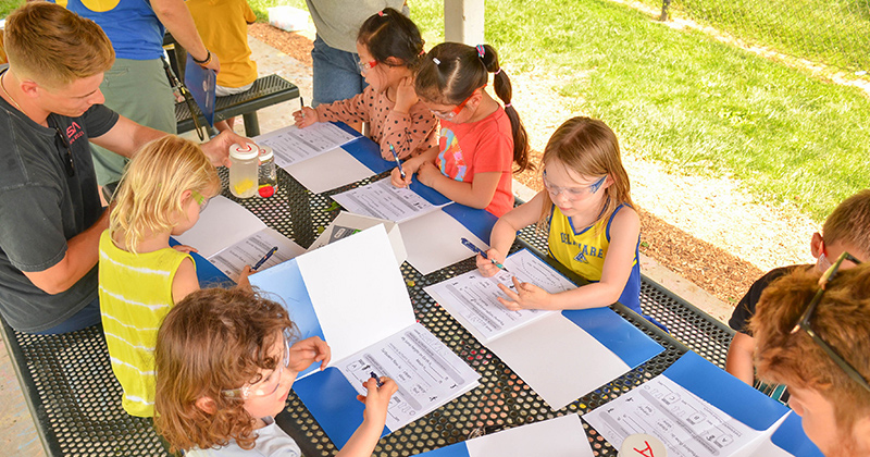 During each of the activities, pre-K students collected data and learned about how numbers have different meanings.