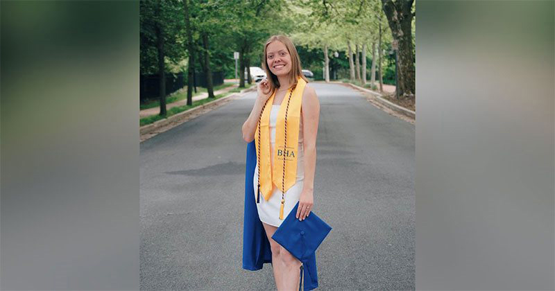 Emily Christopher graduated UD in 2022 and is now a construction engineer with Gilbane Building Company.