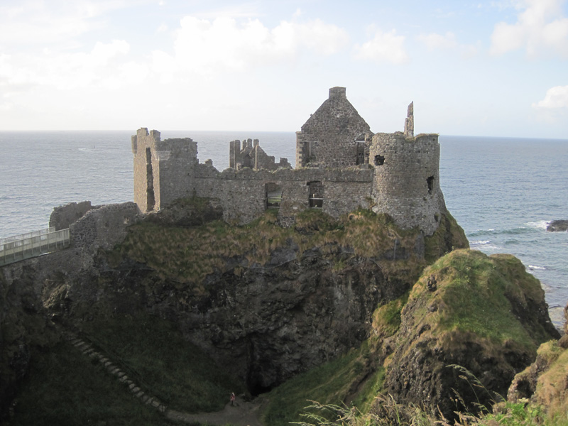 Game of Thrones fans may recognize Dunluce Castle in Northern Ireland as the home of House Greyjoy. Game of Thrones fans may recognize Dunluce Castle in Northern Ireland as the home of House Greyjoy.