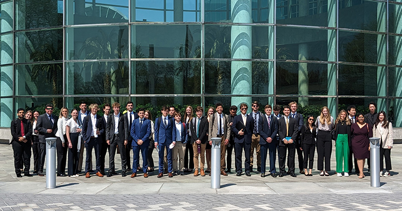 group of University of Delaware business students got to travel to Long Island to hear first hand about commercial real estate. group of University of Delaware business students got to travel to Long Island to hear first hand about commercial real estate.