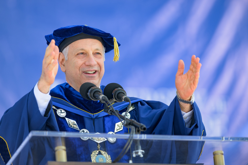 UD President Dennis Assanis told the members of Class of 2023 that the world needs them to help solve existing and future challenges. UD President Dennis Assanis told the members of Class of 2023 that the world needs them to help solve existing and future challenges.