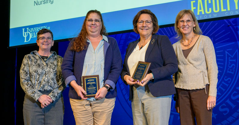 Excellence in Undergraduate Advising and Mentoring Award recipeints