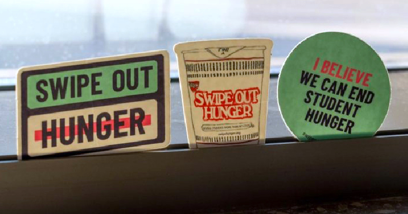 Mobile Assortment of stickers for Swipe Out Hunger