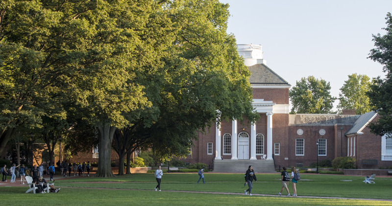 Campus Beauty - The Green - Summer Sunset - 091522 Campus scene