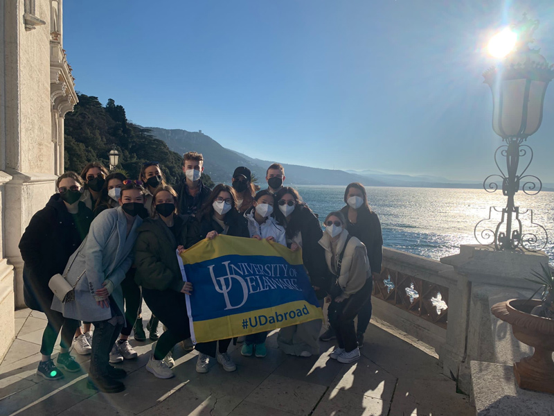 UD students visit Miramare Castle in an excursion to Trieste, Italy. UD students visit Miramare Castle in an excursion to Trieste, Italy.