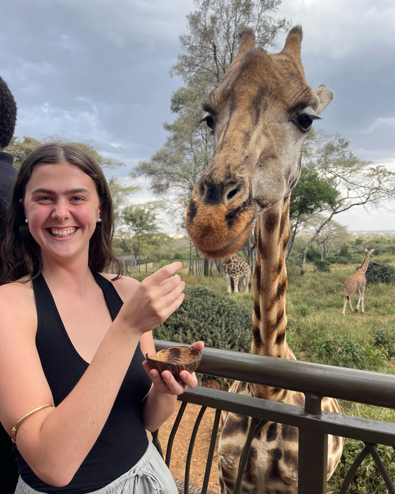 Senior Katie Hamelin opted to go on excursions during her independent study abroad in Kenya, which included a safari in the Masai Mara. Senior Katie Hamelin opted to go on excursions during her independent study abroad in Kenya, which included a safari in the Masai Mara.