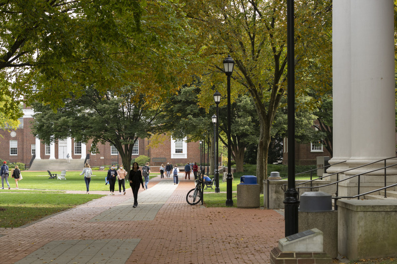 The Green in front of Gore Hall