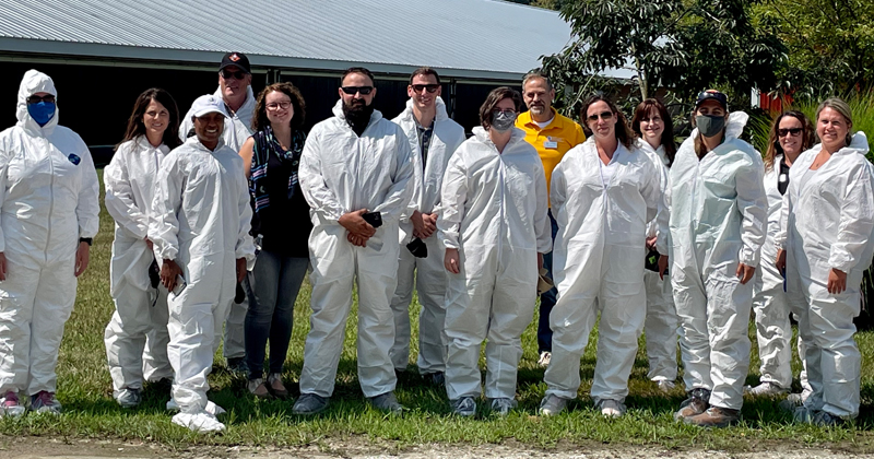 A LEADelaware class visits a poultry farm A LEADelaware class visits a poultry farm