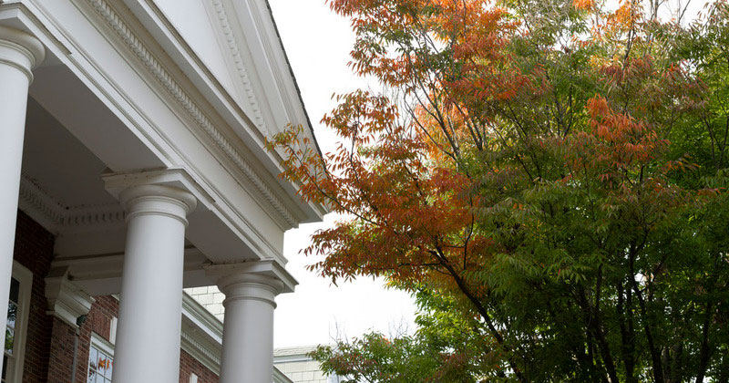 Campus in the fall Campus in the fall