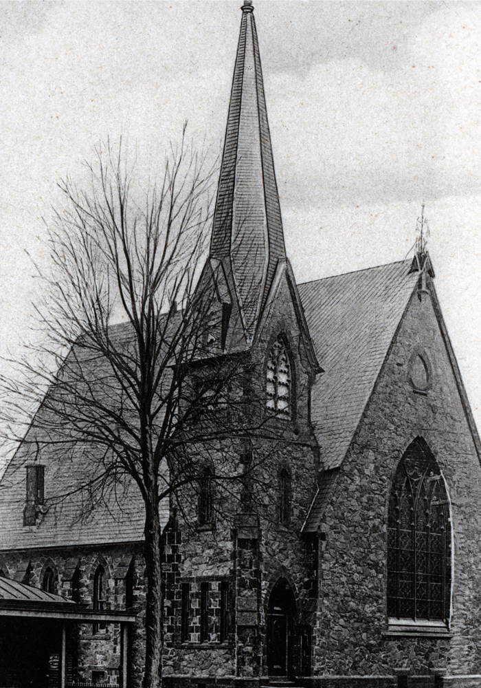 Originally, the building had a 100-foot steeple, which was removed. Originally, the building had a 100-foot steeple, which was removed.