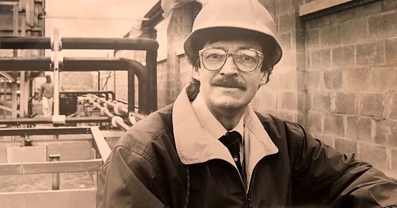 Mr. Whitmyre at Colburn Lab in the late 1990s. 