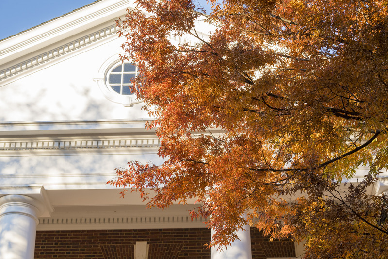 Campus in the fall
