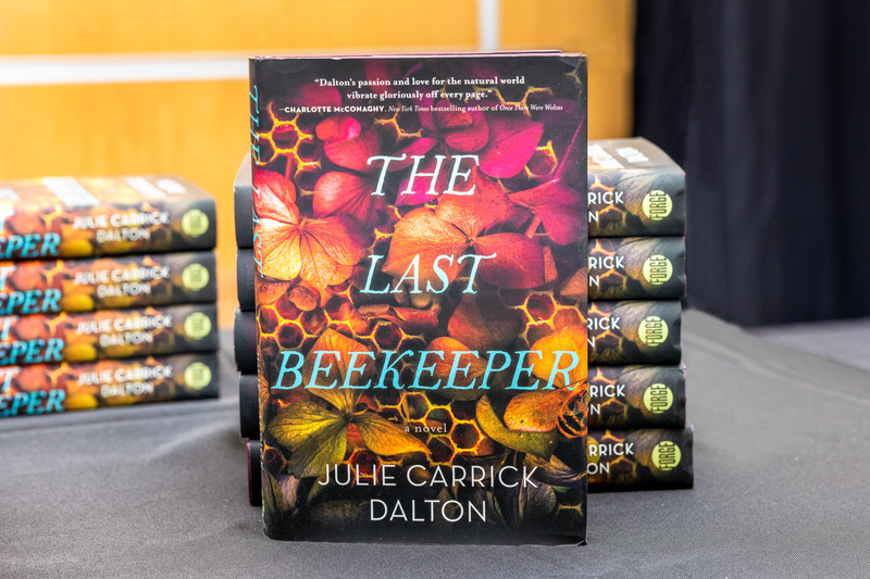 Dalton’s latest novel, “The Last Beekeeper,” tells the story of a young woman before and after an environmental disaster kills the world’s pollinators. 