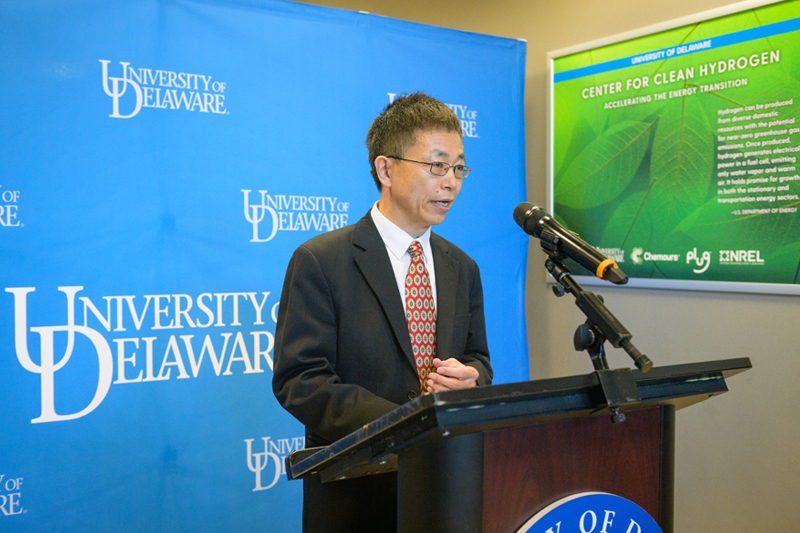 Yushan Yan, director of UD’s Center for Clean Hydrogen
