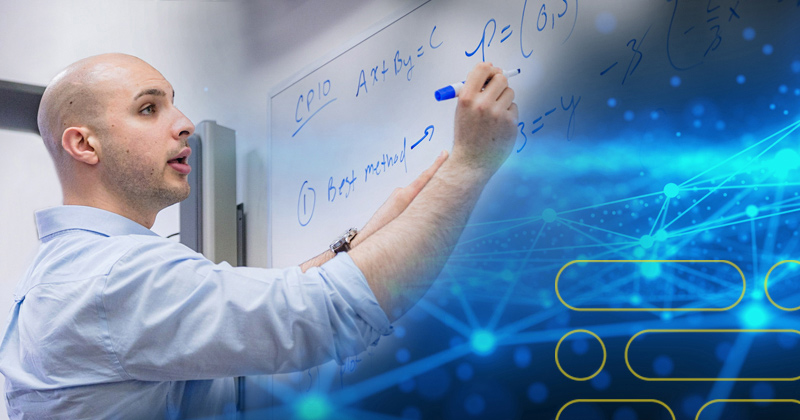 It was a love for data-driven solutions that drew Nicolas Cutrona to pursue the interdisciplinary master’s of science in data science, one of the 16 programs participating in the Sept. 21 Data Science and Analytics Open House. It was a love for data-driven solutions that drew Nicolas Cutrona to pursue the interdisciplinary master’s of science in data science, one of the 16 programs participating in the Sept. 21 Data Science and Analytics Open House.